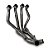 Coletor FULL 4X2X2 ( SEM LINKS ) Para Par DE Ponteiras Inox Suzuki HAYABUSA 2022-2023 G3 Power Escapamentos - Imagem 2