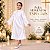 Fantasia de Anjo Infantil Unissex Túnica Anjinho Querubim Bata Branca Noite Natal Páscoa Semana Santa Arcanjo Capa Coroação Batismo Teatro Paixão de Cristo - Imagem 12