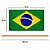 Bandeira Do Brasil com Cabo Flâmula com Haste Torcida Copa do Mundo Jogos Olímpicos Desfile 7 de Setembro Festa Nações - Imagem 3