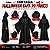 Fantasia Halloween Capa do Pânico Adulto Túnica e Capuz Morte Dia das Bruxas Noites do Terror Cosplay Festa Zumbi Carnaval - Imagem 8