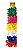 Colar Havaiano Flores Colorido de Plástico Festa Tropical Luau Férias Carnaval Folia Balada Casamento (Unidade) - Imagem 3