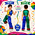 Fantasia Frevo Infantil Masculino Carnaval Festa Roupa Tradicional Regional Traje Típico Olinda Pernambuco Tema Estados Brasileiros - Imagem 6