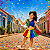 Fantasia Frevo Infantil Feminina Carnaval Festa Roupa Tradicional Regional Olinda Pernambuco Tema Folclore Estados Brasileiros - Imagem 7