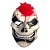 Máscara Caveira Punk Látex Com Elástico Esqueleto Sarcástico Halloween Cosplay Fantasia - Imagem 1