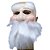 Máscara de Papai Noel com Barba em Latex Velho Cosplay Natal - Imagem 1