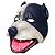 Máscara Pitbull Cachorro Pit-bull 100% Látex Rosto Inteiro Terror Halloween Carnaval - Imagem 2