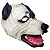 Máscara Pitbull Cachorro Pit-bull 100% Látex Rosto Inteiro Terror Halloween Carnaval - Imagem 3