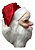 Máscara Papai Noel Latex Rosto Inteiro Com Gorro e Barba Natal Fantasia Cosplay Santa Claus Merry Christmas - Imagem 3