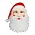 Máscara Papai Noel Latex Rosto Inteiro Com Gorro e Barba Natal Fantasia Cosplay Santa Claus Merry Christmas - Imagem 1