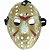 Máscara Jason Voohers Sexta Feira 13 Máscara Hoquei Envelhecida Cosplay Adulto Halloween Anime Terror - Imagem 1