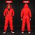 Fantasia La Casa de Papel Adulto Macacão Vermelho com Capuz Unissex Salvador Dali Filme Série TV Bella Ciao Halloween Bloquinho Carnaval - Imagem 6