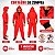 Fantasia La Casa de Papel Adulto Macacão Vermelho com Capuz Unissex Salvador Dali Filme Série TV Bella Ciao Halloween Bloquinho Carnaval - Imagem 5