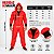 Fantasia La Casa de Papel Adulto Macacão Vermelho com Capuz Unissex Salvador Dali Filme Série TV Bella Ciao Halloween Bloquinho Carnaval - Imagem 4