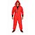 Fantasia La Casa de Papel Adulto Macacão Vermelho com Capuz Unissex Salvador Dali Filme Série TV Bella Ciao Halloween Bloquinho Carnaval - Imagem 1