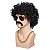 Peruca Black Power Afro Cacheada Preta Cabelo Retro Hippie Anos 70 Cacheado Preto Luxo Carnaval Festas Eventos Cosplay - Imagem 7