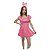 Fantasia Vestido Coelhinha da Páscoa Coelha Rosa Adulto Pelúcia Feminina Carnaval Halloween Zumbi Terror - Imagem 1