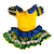 Vestido Brasil Verde e Amarelo Infantil para Copa do Mundo Festa Junina Torcida Organizada - Imagem 2