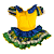 Vestido Brasil Verde e Amarelo Adulto para Copa do Mundo Festa Junina Torcida Organizada - Imagem 3