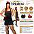 Fantasia Melindrosa Vestido Cabaret Dançarina CanCan Pinup Mafia Gangster Feminina Adulto Carnaval Anos 60 Festa Anos 20 Halloween Retrô Gatsby - Imagem 7