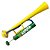 Buzina Jumbo Brasil Corneta Torcida Verde Amarela Vuvuzela Copa do Mundo Jogos Seleção Brasileira Buzina De Pressão - Imagem 1