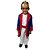 Fantasia Pequeno Príncipe Lord Completa Bebe Menino Festa Temática De Personagem Rei Mesversario Carnaval Aniversário - Imagem 1