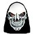 Máscara com Capuz Caveira Maquiavélica em Latex Assustadora Festa Halloween Dia das Bruxas Noite do Terror Carnaval - Imagem 1
