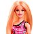 Boneca Barbie Princesa Original Loira Vestido Rosa Brinquedo Presente Menina Dia das Crianças Natal Aniversário - Imagem 2