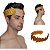 Tiara Arco Coroa do Nero Acessório Enfeite Luxo Eva Glitter Cosplay Fantasia Deus Grego Romano Com Folhas de Ouro Festa Carnaval - Imagem 1