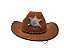 Chapéu Country Cowboy Xerife de Feltro Cowgirl Boiadeira Festa Peão Boiadeiro Rodeio Festa Fantasia Junina Arraiá Caipira - Imagem 5