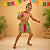 Fantasia Indio Infantil Masculino Menino Dia do Indio Folclore Carnaval Festa Traje Criança Comemoração Festa a Fantasia - Imagem 7