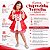 Fantasia Chapeuzinho Vermelho Infantil Capa com Capuz Princesa Contos de Fada Lobo Mau Festa Carnaval Dia das Crianças Presente Menina Aniversário Brinquedo - Imagem 6