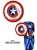 Escudo Capitão América Acessório Fantasia Super Herói Brinquedo Vingadores Festa Dia das Crianças Aniversário - Imagem 5