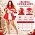 Fantasia Chapeuzinho Vermelho Adulto Capa com Capuz Cosplay Princesa Contos de Fada Festa Carnaval Halloween Dia das Crianças Animação Recreação Aniversário - Imagem 6