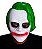 Máscara Coringa Cosplay Joker Palhaço Vilão Acessório Fantasia Festa Halloween Dia das Bruxas - Imagem 2