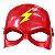 Máscara Flash Fantasia Liga da Justiça Acessório Super Heroi Homem Raio Vermelho Brinquedo Dia das Crianças Festa Aniversário Bloquinho Carnaval - Imagem 1
