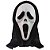 Máscara Pânico com Capuz Acessório Fantasia Ghostface Scream Cosplay Morte Terror Festa Halloween Dia das Bruxas Carnaval - Imagem 1