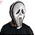 Máscara Pânico com Capuz Acessório Fantasia Ghostface Scream Cosplay Morte Terror Festa Halloween Dia das Bruxas Carnaval - Imagem 2