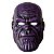 Máscara Thanos Vingadores Acessório Super Heroi Roxo Brinquedo Dia das Crianças Festa Aniversário Bloquinho Carnaval - Imagem 2