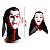 Máscara Vampiro Conde Drácula com Capuz Acessório Fantasia Festa Halloween Dia das Bruxas Noites do Terror - Imagem 4