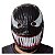 Máscara Venom Filme Homem Aranha Preto Riot Spider Veneno Simbiose Cosplay Monstro Fantasia Festa Halloween Dias Bruxas Carnaval - Imagem 1