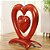 Balão Coração Vermelho de Mesa Metalizado Enfeite Pingente Decoração para Dia dos Namorados Aniversário de Casamento Namoro Comemoração Dia das Mães Enfeite Dia dos Pais - Imagem 4