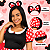 Fantasia Minnie Adulto Cosplay Princesa Vestido Ratinha Animação de Festa de Aniversário Dia das Crianças Carnaval Bloquinho Recreação Cosplay Evento Temático - Imagem 6