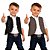 Colete Junino Masculino Infantil com Franja Country Cowboy Boiadeiro Peão de Rodeio Festa Junina Arraiá Quadrilha Quermesse - Imagem 1