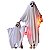 Fantasia Capa Fantasma Infantil Assombração Assustador Ghost Festa Halloween Dia das Bruxas Noites do Terror Morte Zumbi - Imagem 6
