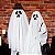Fantasia Capa Fantasma Adulto Assombração Assustador Ghost Festa Halloween Dia das Bruxas Noites do Terror Morte Zumbi - Imagem 2