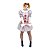 Fantasia Palhaço It Feminino Adulto Cosplay Pennywise Halloween Circo Macabro Palhaça Assassina Halloween Noite do Terror - Imagem 1