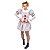 Fantasia Palhaço It Feminino Adulto Cosplay Pennywise Halloween Circo Macabro Palhaça Assassina Halloween Noite do Terror - Imagem 2