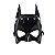 Máscara Batman Meio Rosto Acessório Fantasia Super Herói Liga da Justiça Homem Morcego Festa Carnaval Dia das Crianças Presente de Aniversário Menino - Imagem 1