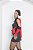 Fantasia Vampira Adulto Vestido com Gola e Capa Cosplay Drácula Feminino Traje Bruxa Rainha Festa Halloween Carnaval - Imagem 3