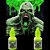 Gosma Zumbi Verde Maquiagem Monstro Halloween Efeitos Especiais Festa Noites do Terror - Imagem 4
